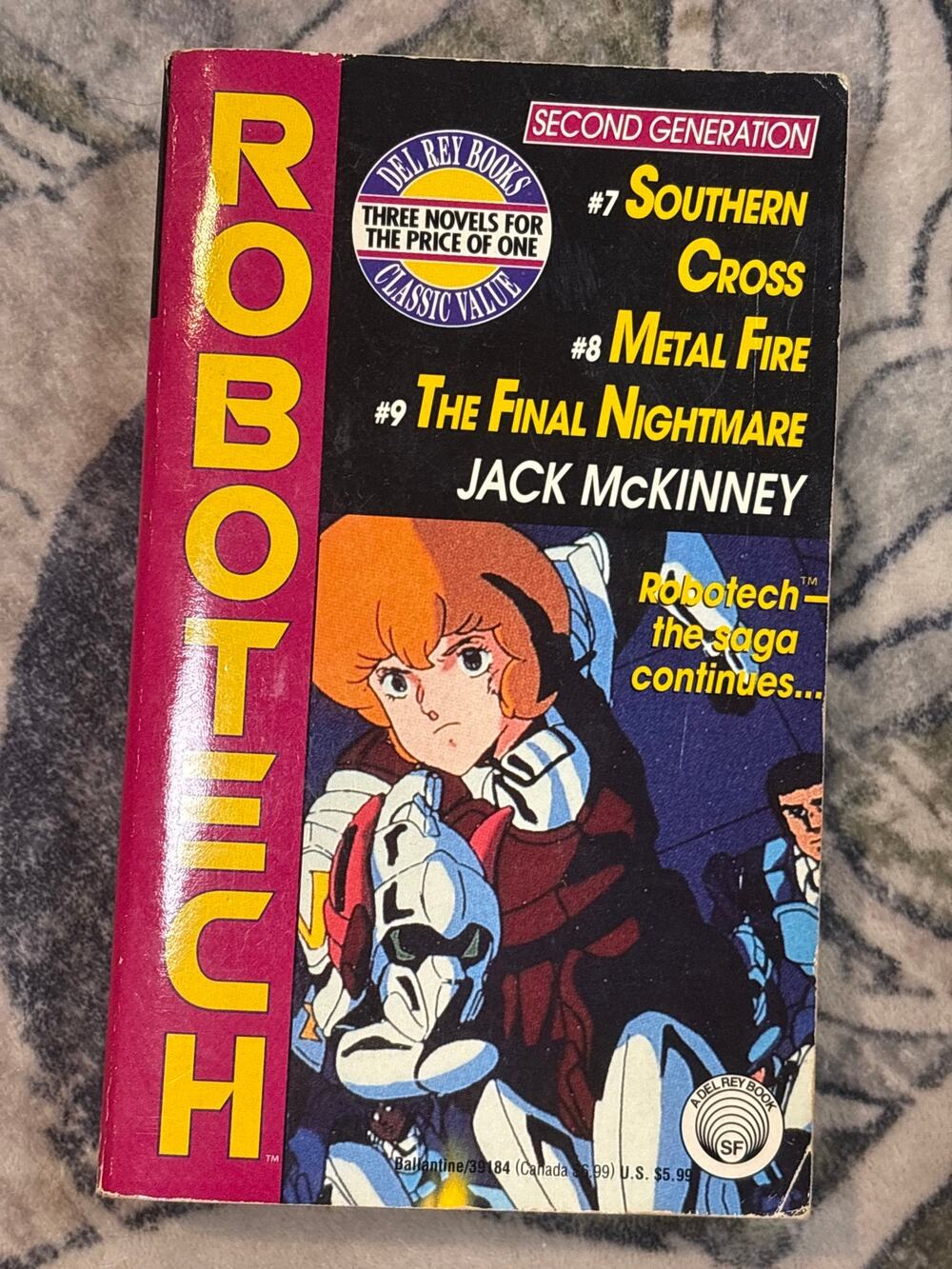 Robotech: Southern Cross Metal Fire Final Nightmare Del Rey book Jack McKinney